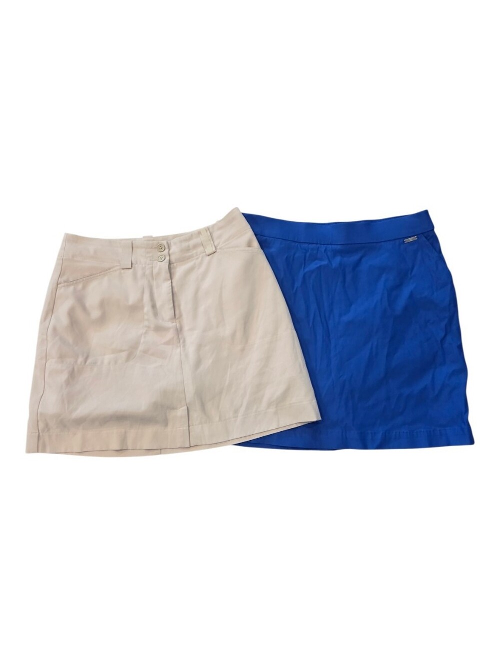 Nike Golf Skort, Cream, Pull On, Size XS. Blue Skort, Pull On, Size XS